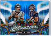 2024 Topps Chrome Cosmic #SCL-11 Caleb Williams / CJ Stroud Star Blue Moon #/99