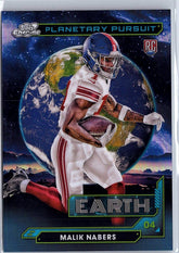 2024 Topps Chrome Cosmic #PPM-MN Malik Nabers Planetary Pursuit Mercury