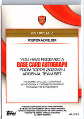2023-24 Topps Arsenal Team Set #AU-KH Kai Havertz