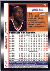 1998-99 Topps #77 Michael Jordan Topps Chrome Previews