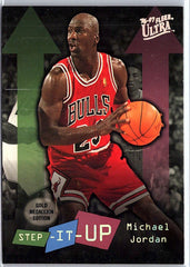 1996-97 Ultra #G-280 Michael Jordan Gold Medallion Step it up