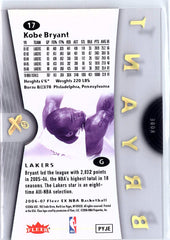 2006-07 Fleer EX Kobe Bryant #17