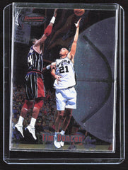 1997-98 Bowman's Best Tim Duncan 106 Basketball San Antonio Spurs