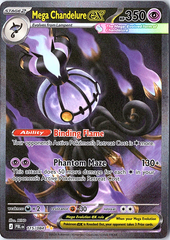 Mega Chandelure ex Special Illustration Rare ME05: Pitch Black 115/084 NM