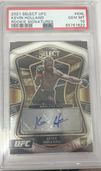 2021 Panini Select Ufc Rookie Signatures Kevin Holland PSA 10