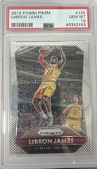 2015 Panini Prizm #125 Lebron James PSA 10