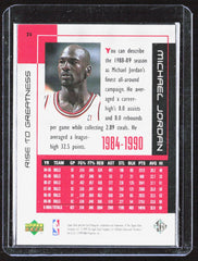 1999 Upper Deck Michael Jordan Career Collection Michael Jordan 24 Chicago Bulls