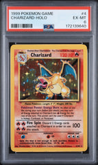 1999 Pokemon Game #4 Charizard-Holo PSA 6