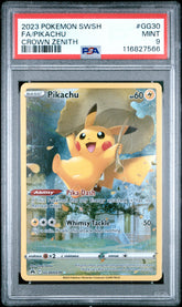 2023 Pokemon Sword And Shield Crown Zenith #GG30 Fa/Pikachu Crown Zenith PSA 9