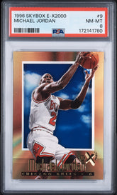 1996 Skybox E-X2000 #9 Michael Jordan PSA 8