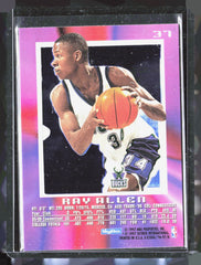 1996-97 E-X2000 Ray Allen 37 Basketball Milwaukee Bucks