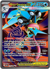 Mega Greninja ex Ultra Rare ME04: Chaos Rising 100/086 NM