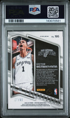 2023 Panini Spectra #195 Victor Wembanyama Interstellar PSA 9