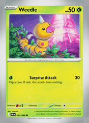 Weedle CRI 001/086 NM