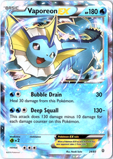 Vaporeon EX Ultra Rare Generations 24/83 MP