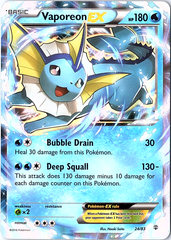 Vaporeon EX Ultra Rare Generations 24/83 MP