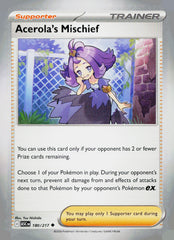 Acerola's Mischief ASC 180/217 NM