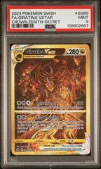 2023 Pokemon Sword And Shield Crown Zenith #GG69 Fa/Giratina Vstar Crown Zenith-Secret PSA 9