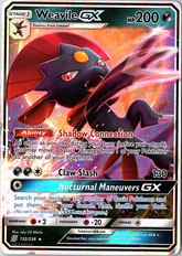 Weavile GX Ultra Rare SM - Unified Minds 132/236 NM