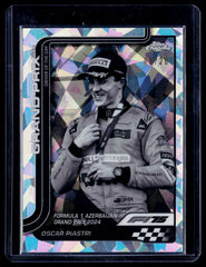 2025 Topps Chrome Sapphire Edition Formula 1 #138 Oscar Piastri Black & White Sapphire #/20