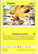 Zapdos Rare Deck Exclusives 040/181 NM