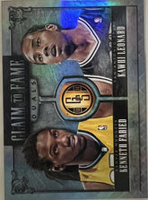 Kenneth Faried / Kawhi Leonard Panini Gold Standard - Claim to Fame Duals /10