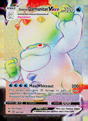 Galarian Darmanitan VMAX (Secret) Holo SWSH04: Vivid Voltage 187/185 NM