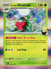 Cynthia's Roserade DRI 008/182 Holo NM