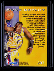 1996-97 SkyBox Premium #203 Kobe Bryant Rookie