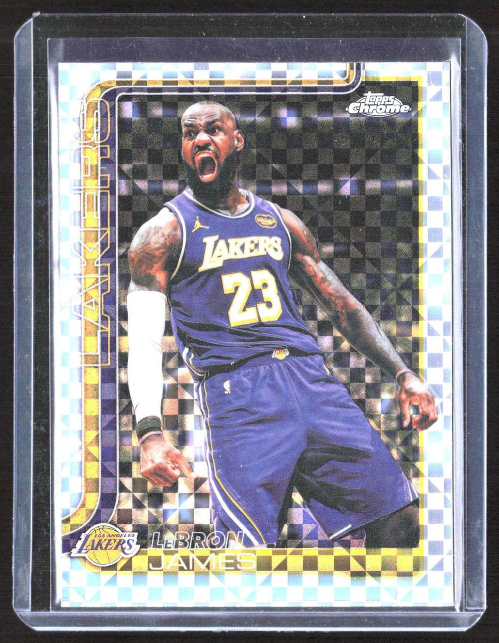 2025-26 Topps Chrome Update #1 LeBron James XFractor