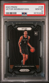 2023 Panini Prizm #136 Victor Wembanyama PSA 10
