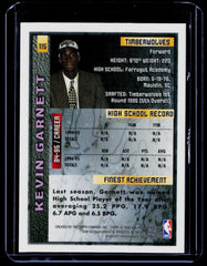 1995-96 Finest #115 Kevin Garnett RC