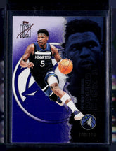 2025-26 Topps Signature Class #68 Anthony Edwards Purple #/100