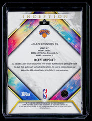 2025-26 Topps Inception #82 Jalen Brunson Purple #/125
