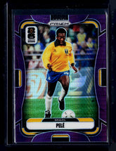 2026 Panini Prizm FIFA World Cup #96 Pele Purple Hyper Prizm #/299