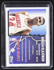 1995-96 Topps - Spark Plugs Hakeem Olajuwon SP7 Basketball Houston Rockets