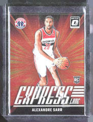 2024-25 Donruss Optic - Express Lane Purple Alexandre Sarr 11 Basketball Washington Wizards