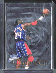 1998-99 Fleer Brilliants - Blue Hakeem Olajuwon 91B Basketball Houston Rockets