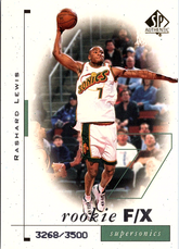 Rashard Lewis SP Authentic 118 NM
