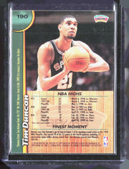 1998-99 Finest Tim Duncan 190 Basketball San Antonio Spurs