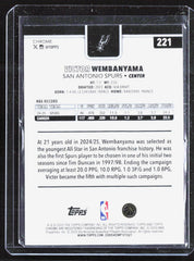 2025-26 Topps Chrome #221 Victor Wembanyama