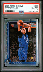 2025 Topps Chrome #251 Cooper Flagg PSA 8