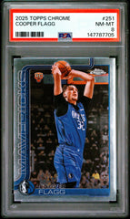 2025 Topps Chrome #251 Cooper Flagg PSA 8