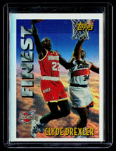 1995-96 Topps #M3 Clyde Drexler Mystery Finest Refractor