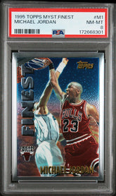 1995 Topps Mystery Finest #M1 Michael Jordan PSA 8