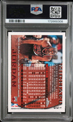 1996 Topps Chrome #139 Michael Jordan PSA 8