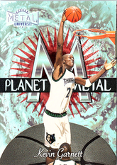 1997-98 Metal Universe - Planet Metal Kevin Garnett 8 PM Minnesota Timberwolves