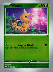 Weedle CRI 001/086 Reverse Holo NM