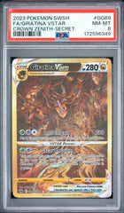 2023 Pokemon Sword And Shield Crown Zenith #GG69 Fa/Giratina Vstar Crown Zenith-Secret PSA 8