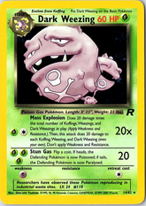 Dark Weezing (14) Holo Rare Team Rocket 14/82 LP